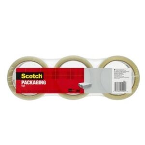 Scotch 3 Pack Shipping Packaging Tape
